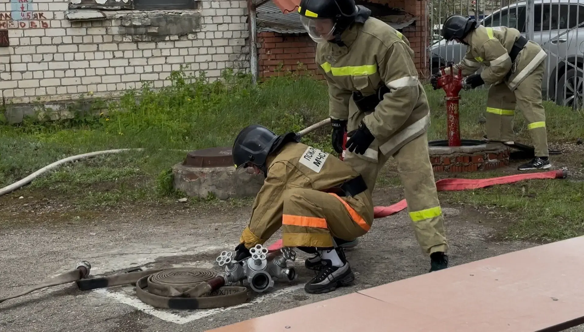🚒Сегодня, 28.04.2026, в преддверии Дня пожарной охраны России на базе ГБПОУ «ТСЭК» и 86 ПСЧ прошла Р