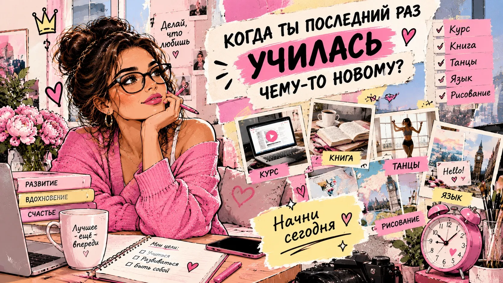 📚 КОГДА ТЫ ПОСЛЕДНИЙ РАЗ УЧИЛАСЬ ЧЕМУ-ТО НОВОМУ?
