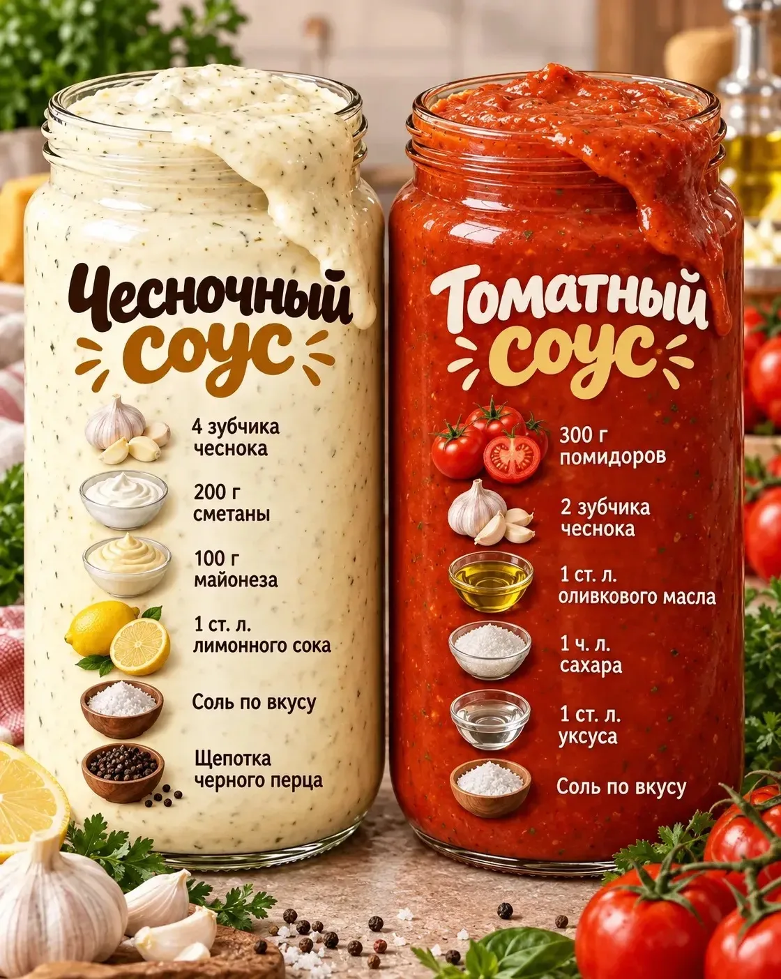 Идеальные ходовые соуса 😍