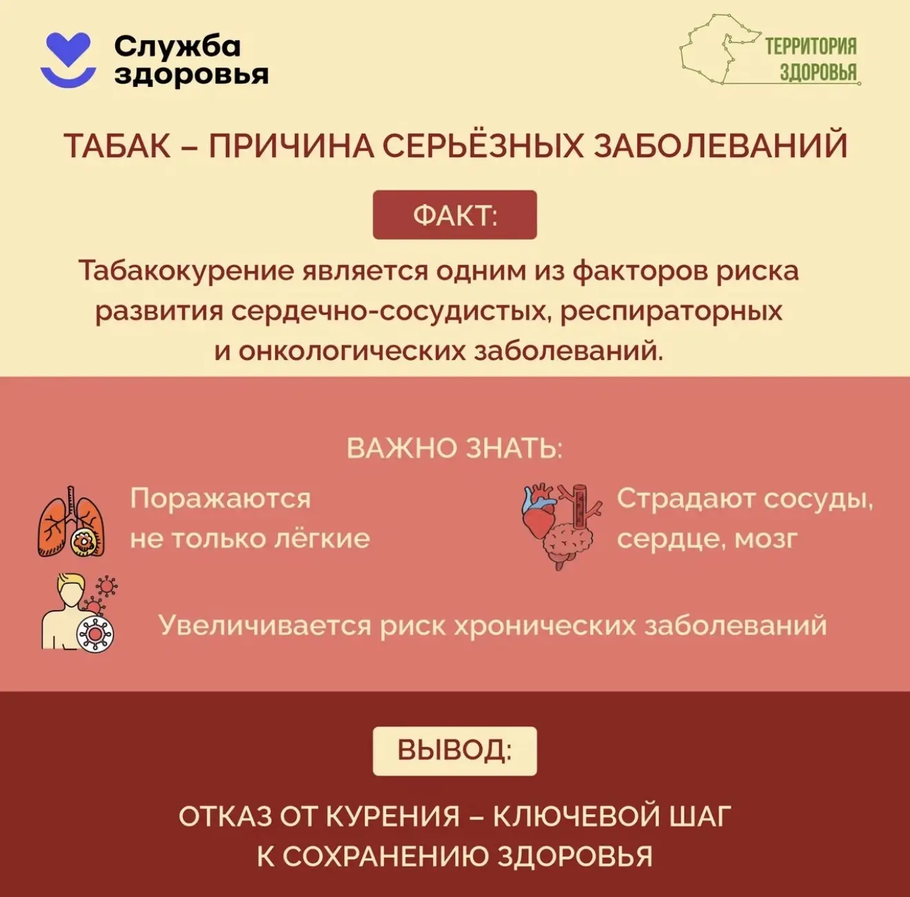 С 25 по 31 мая - Неделя отказа от табака, приуроченная ко Всемирному дню без табака.