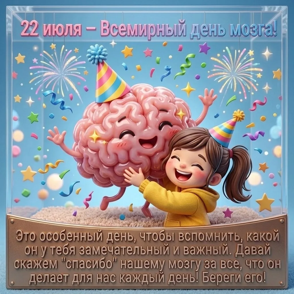 22 июля Всемирный день мозга