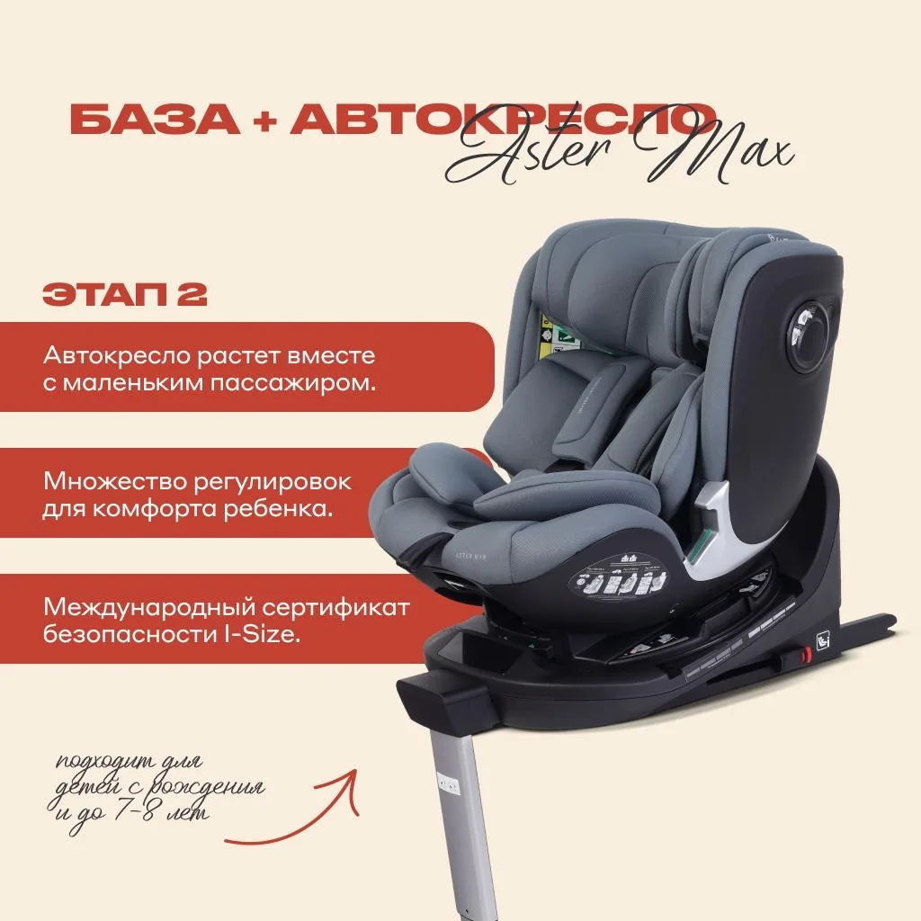 Одна база — два этапа. Экономия для родителей,безопасность для малыша 🧡

Система Rant Aster — идеал