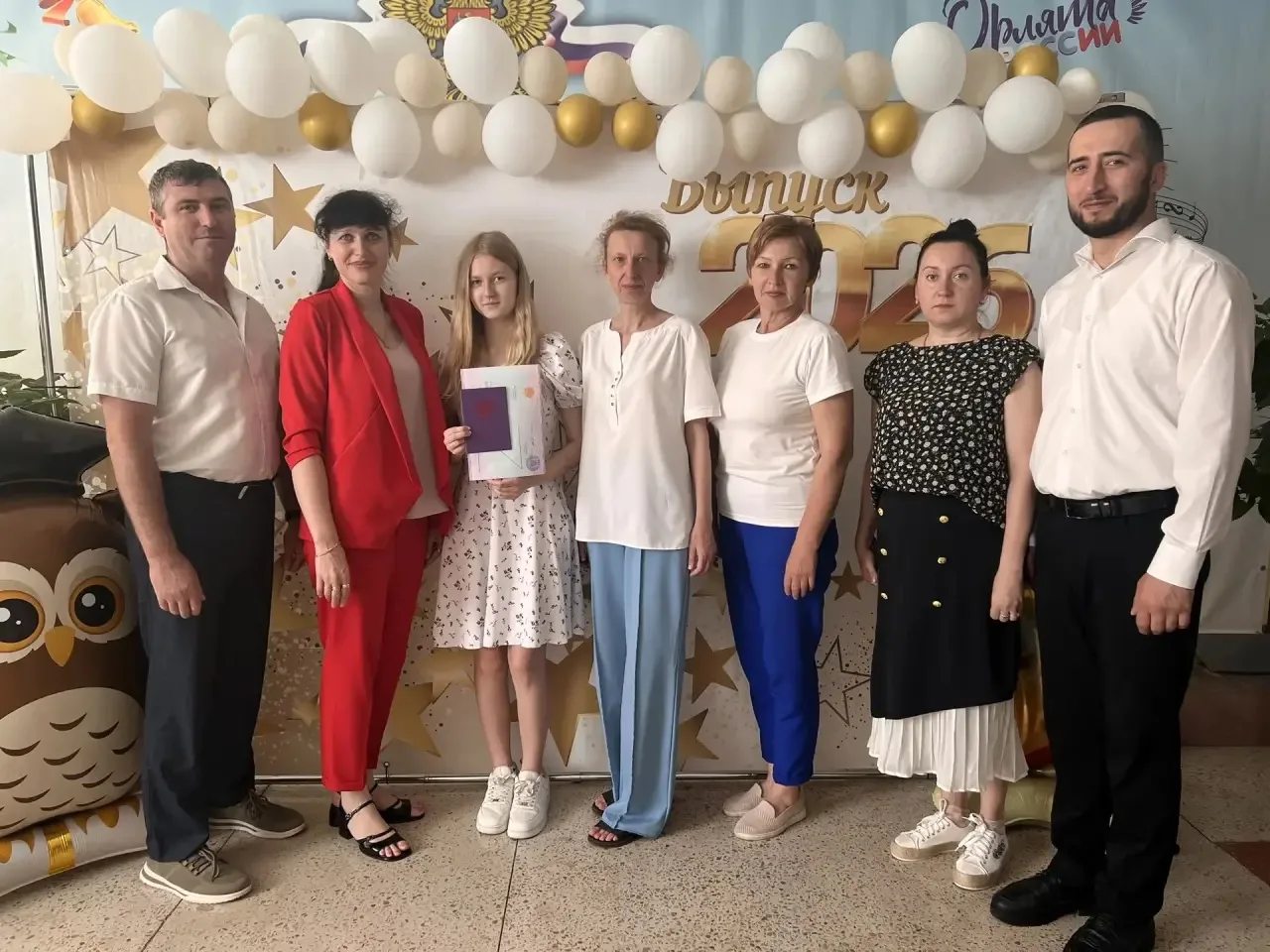 Вручение аттестатов выпускникам 9 класса! 🎓✨