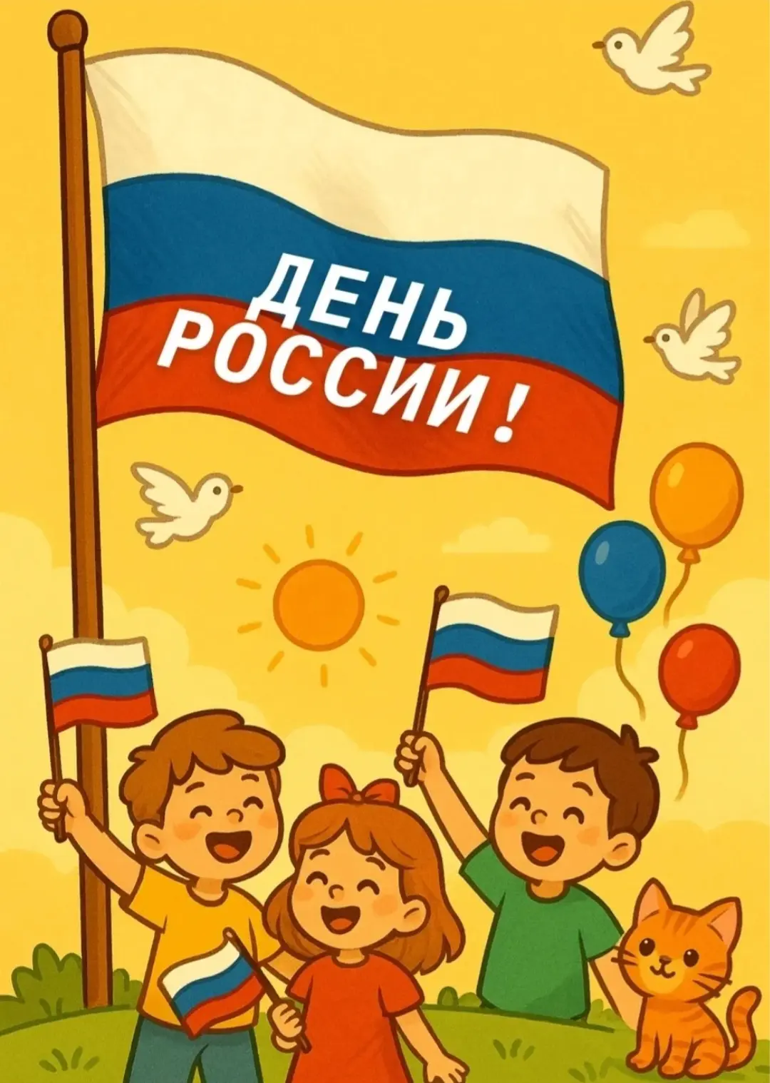 Дорогие родители, коллеги, друзья!

От всей души поздравляем вас с Днём России! 🎉

Для каждого из н