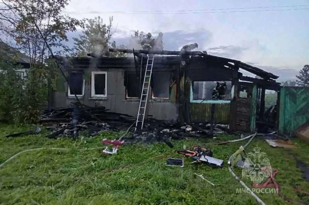В Красноярском крае пожар унёс жизнь 2-летнего ребёнка