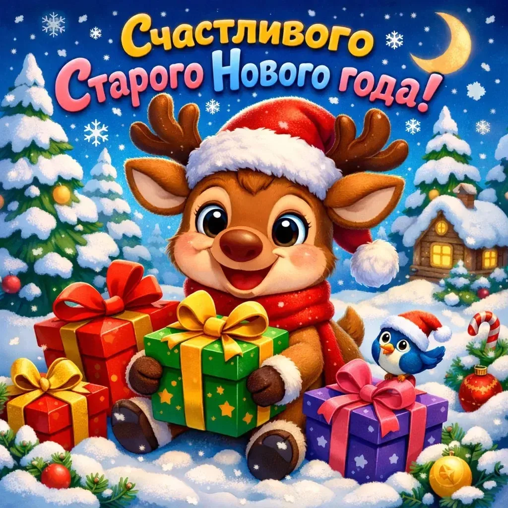 Счастливого старого Нового года!🎊  Пусть этот год, начавшийся под знаком доброй традиции, принесёт в