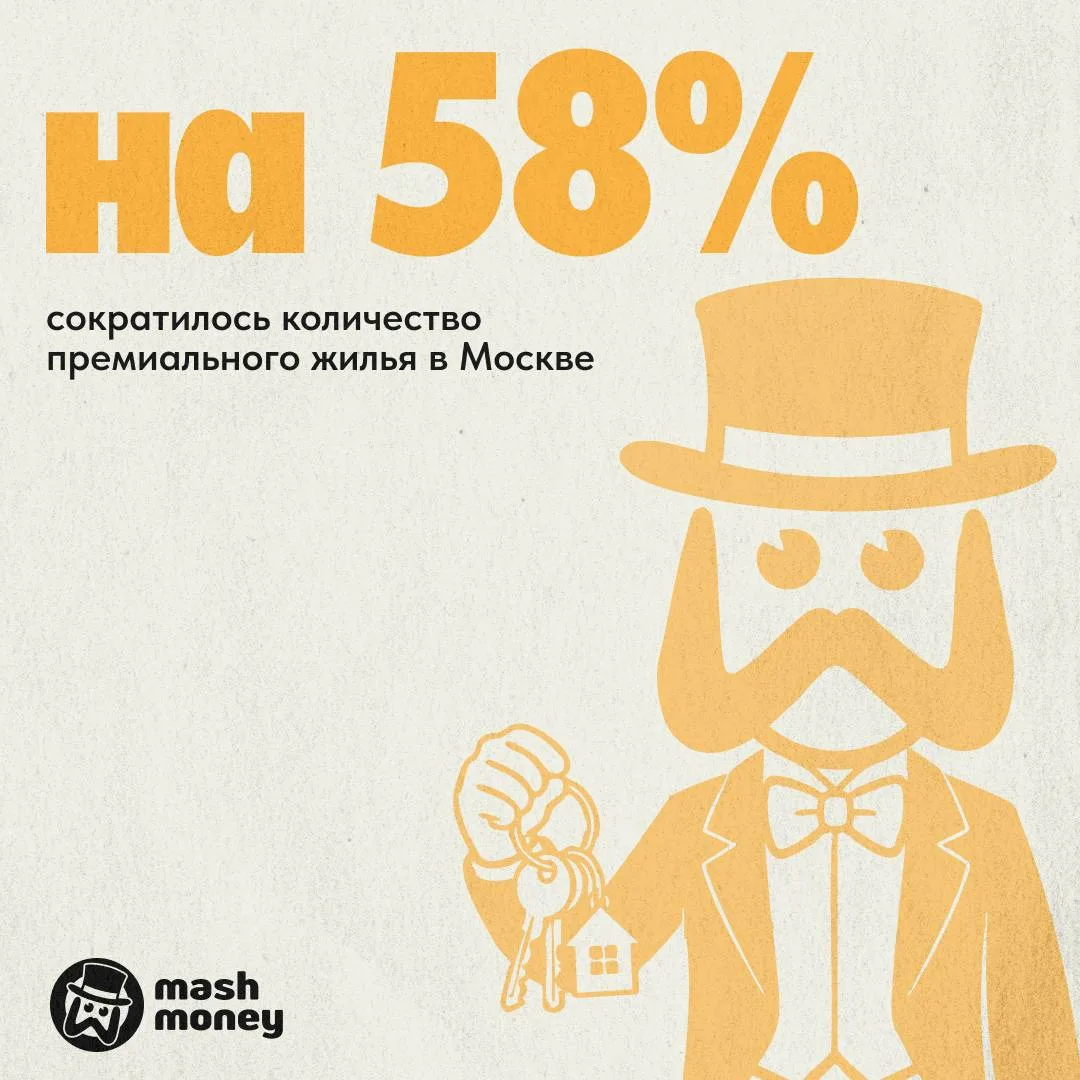 Квартиры в Москве "усыхают". В премиум-сегменте количество предложений сократилось наполовину, выясн