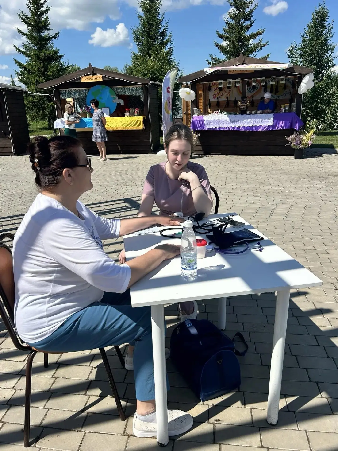 08.07.2026г. медицинские работники ГАУЗ "Новошешминская ЦРБ" приняли участие в мероприятии "Зеленый 