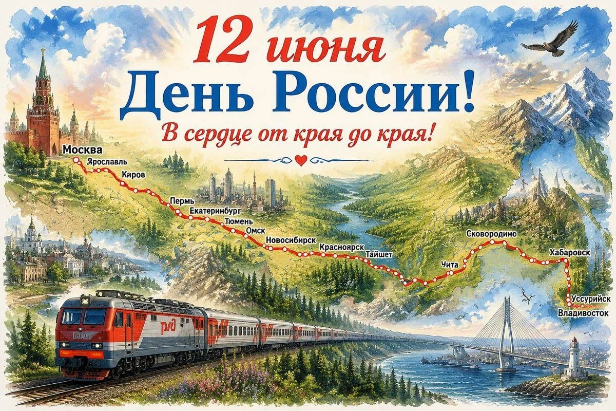 С наступающим Днём России, коллеги! Пусть наша страна процветает, а в каждом доме царят мир, уют и р