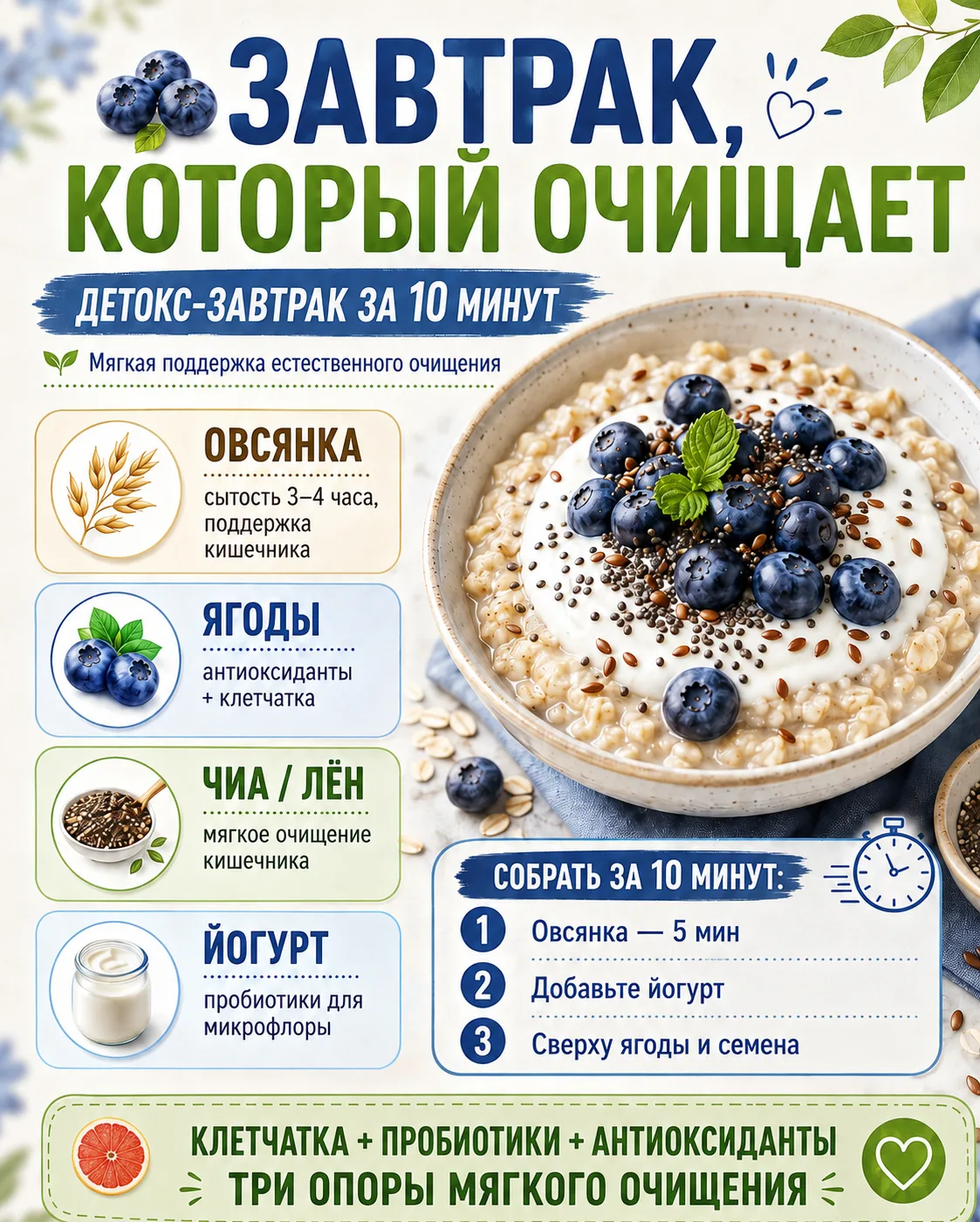 🫐 Завтрак, который очищает