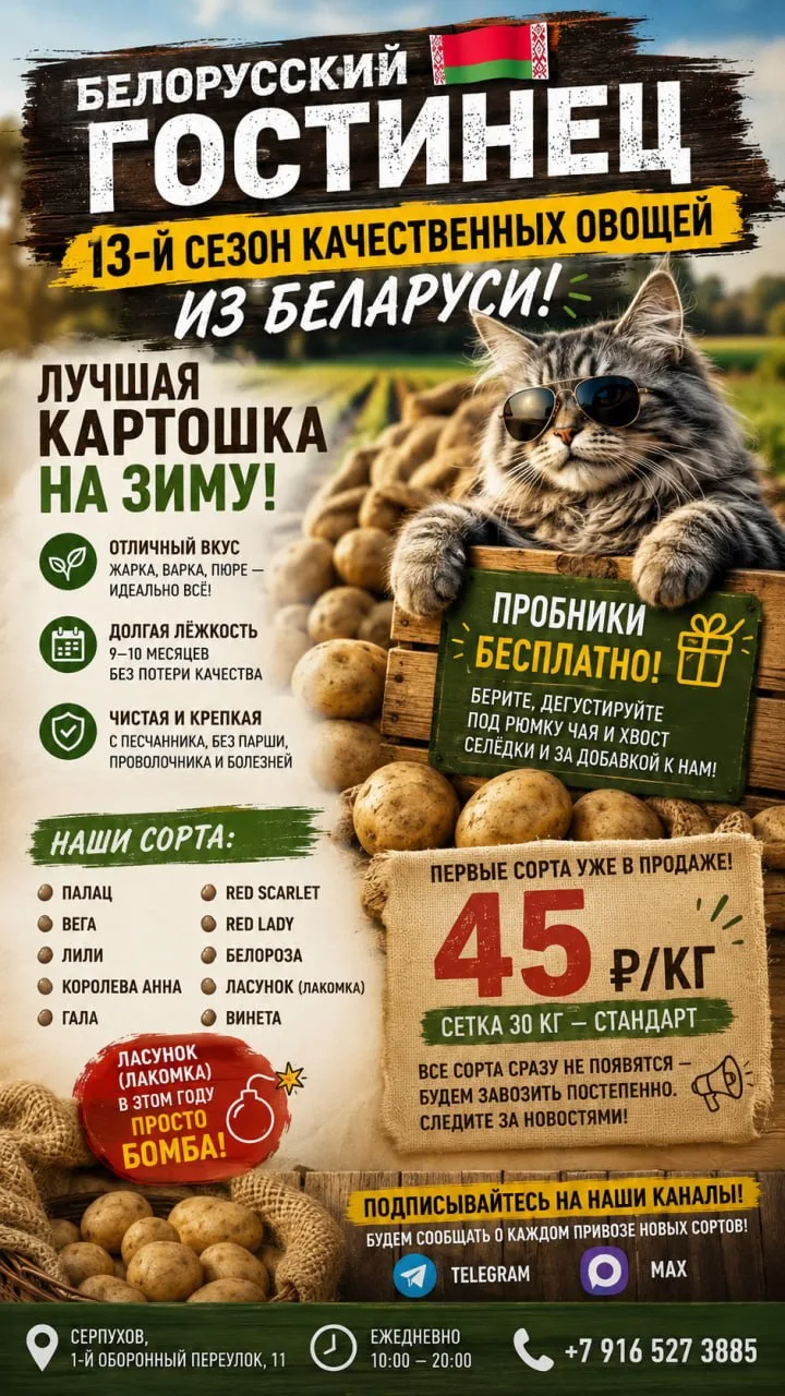 🥔🇧🇾 Ну что, друзья, сезон овощных заготовок официально открыт!