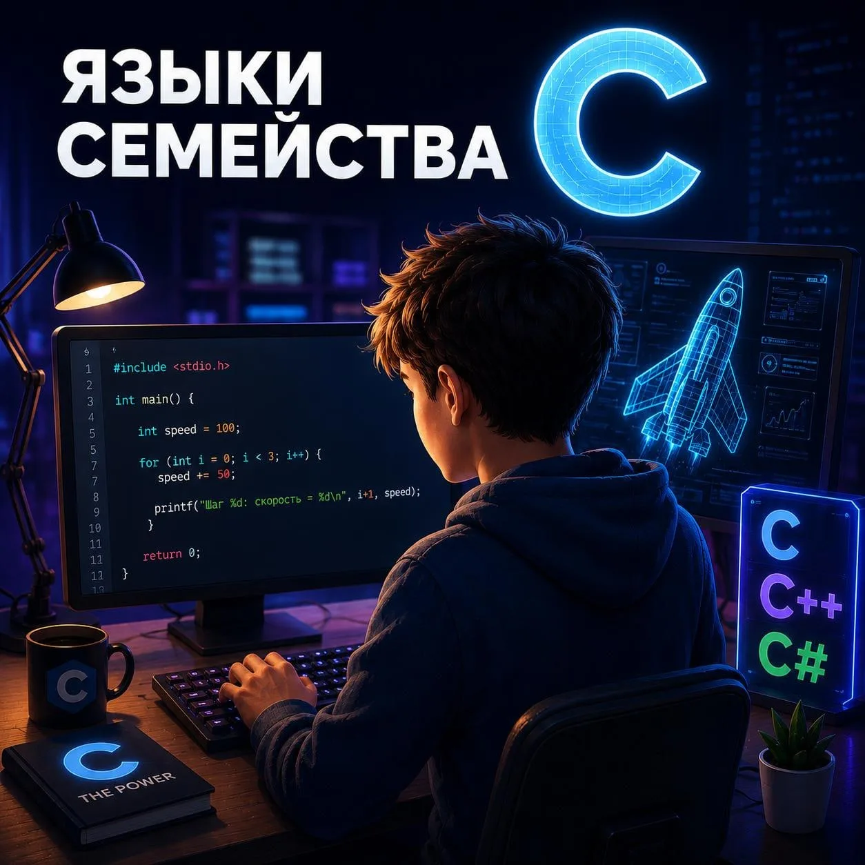 ⭐️«Языки семейства C (C / C++ / C#): от алгоритмов к визуальным приложениям» для школьн...