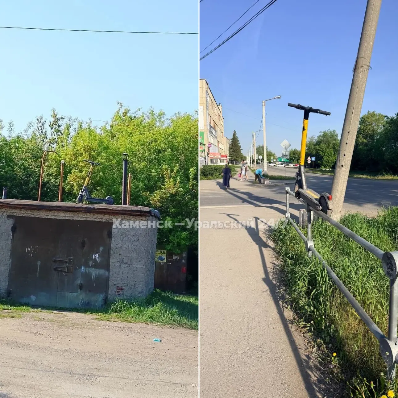 Самокаты Whoosh в Каменске-Уральском осваивают паркур    Уровень 1: закинуть на крышу гаража. ✅    У