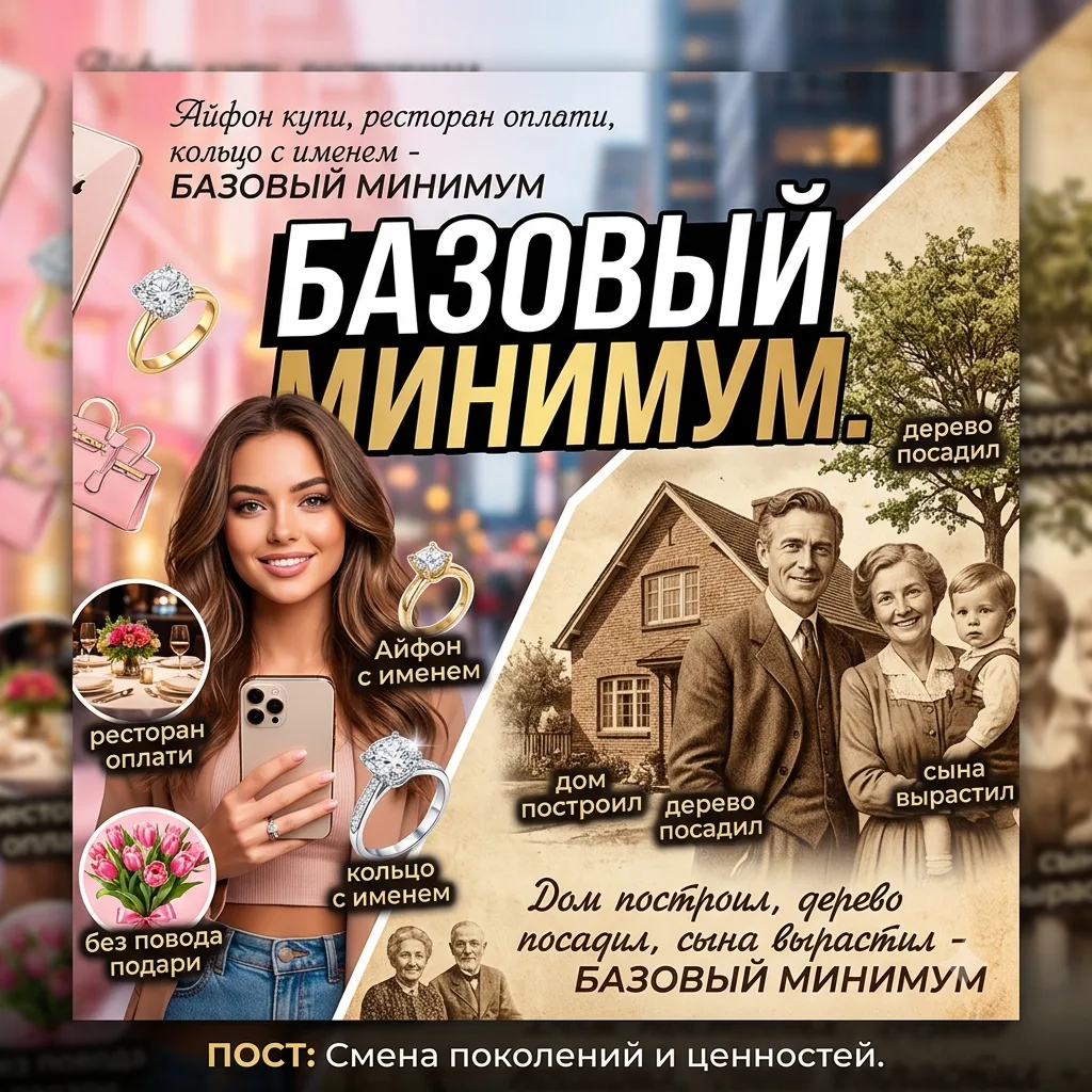 Базовый минимум
тогда и сейчас.

Мне вчера просто намертво заела где-то услышанная песня Mia Boyka, 