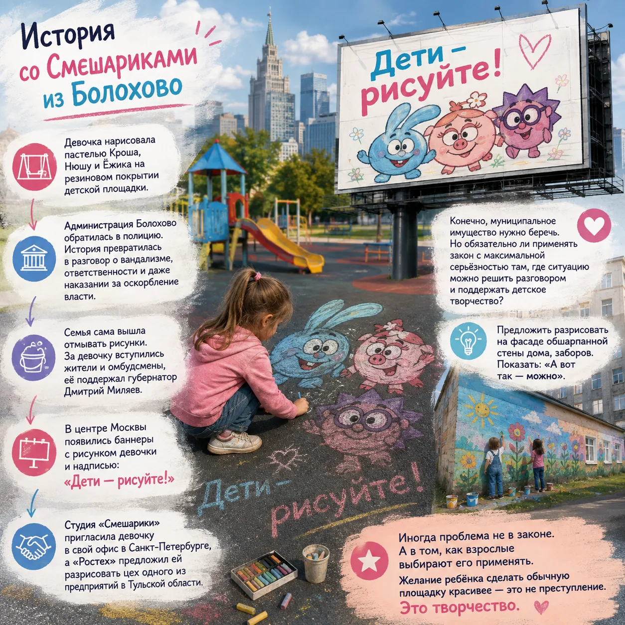 История со Смешариками из Болохово вышла далеко за пределы одной детской площадки.