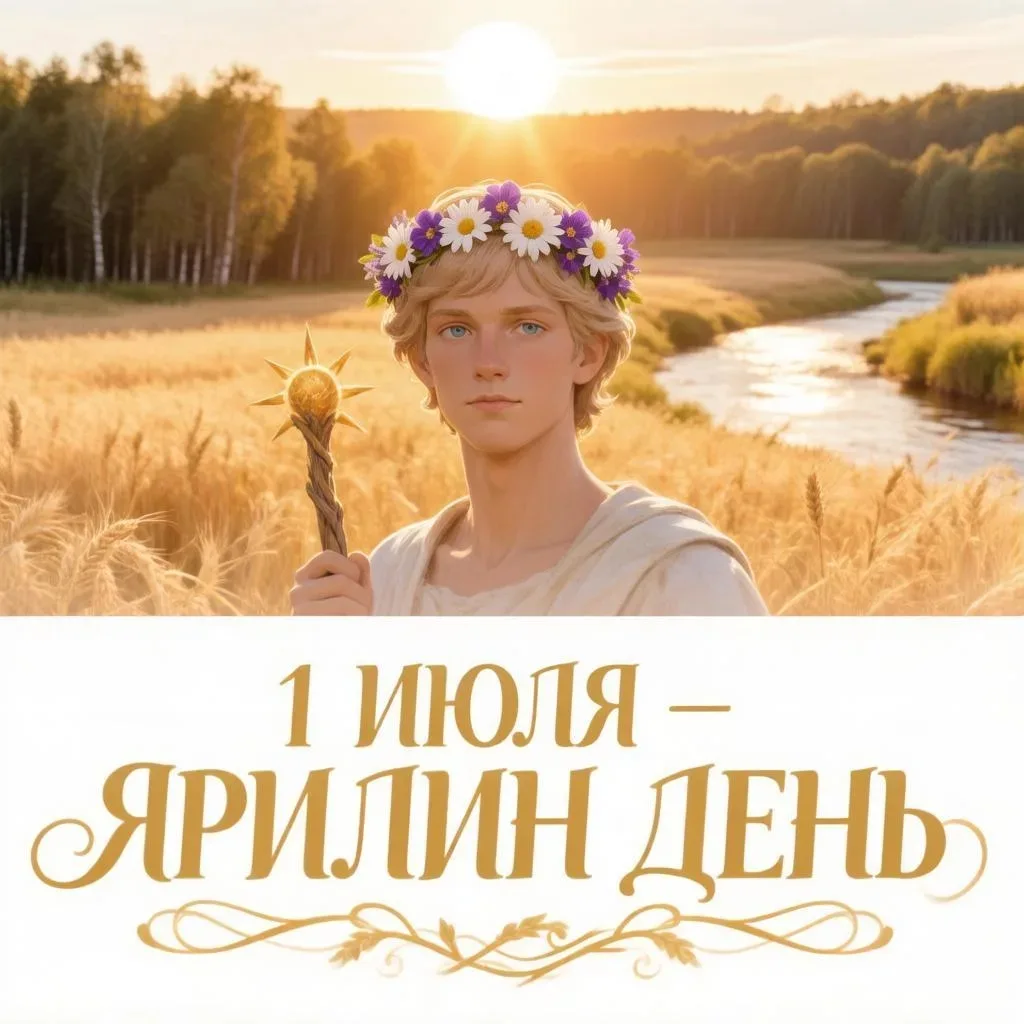 1 июля - фольклорный праздник- Ярилин день.☀️☀️☀️

 Его ещё называют "Макушкой лета", потому что при