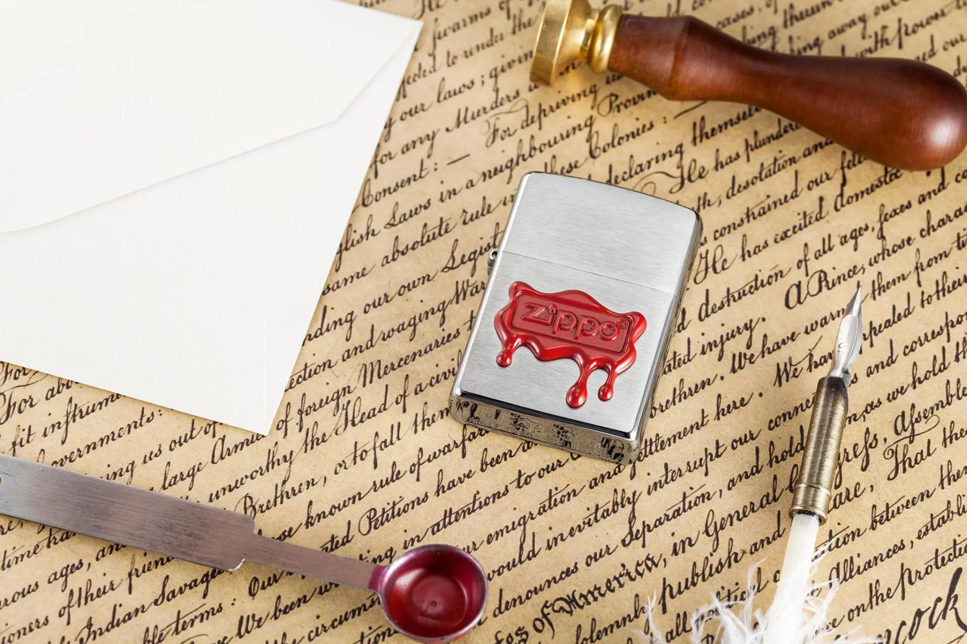 Zippo 29492 Zippo Red Wax Seal, Emblem.
