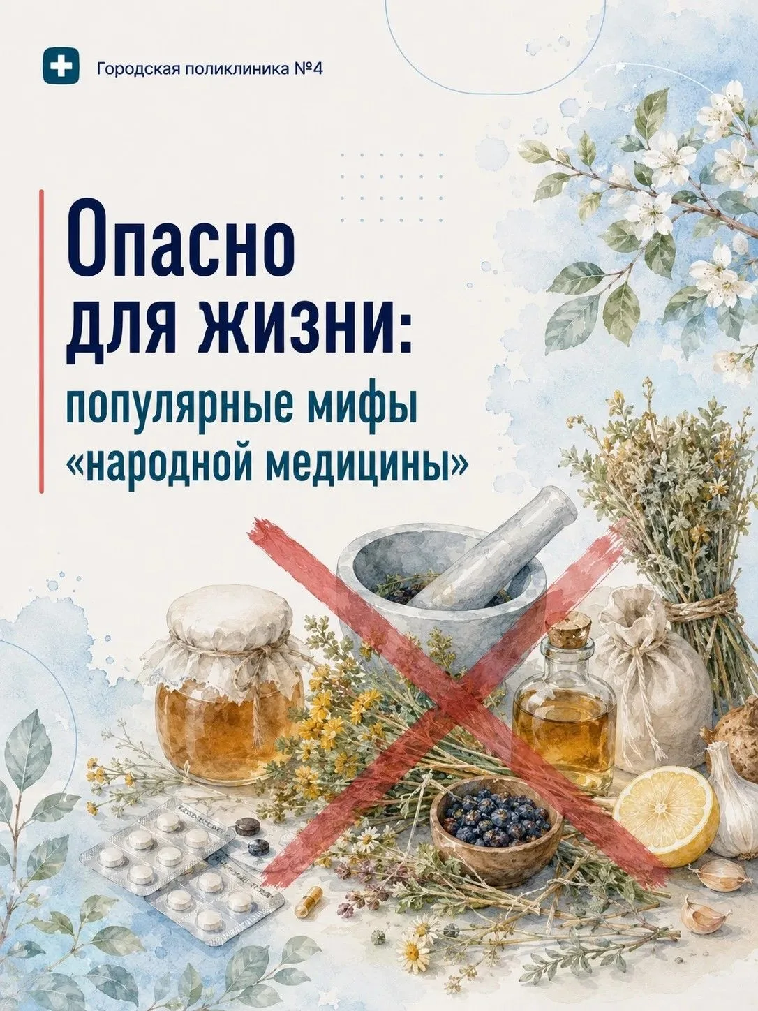 🌿Осторожно, народная медицина: почему самолечение травами может быть опаснее болезни