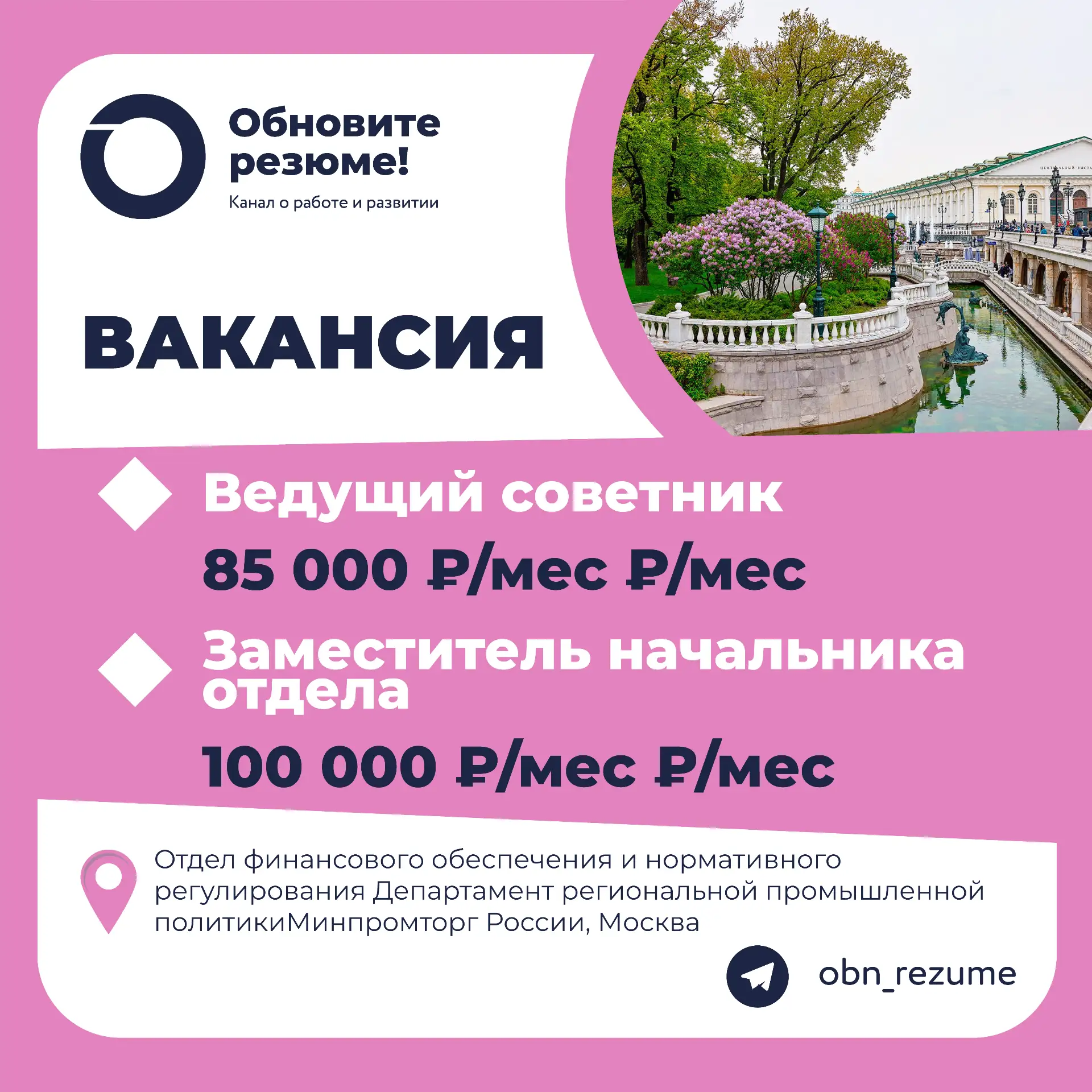 🟪Ведущий советник