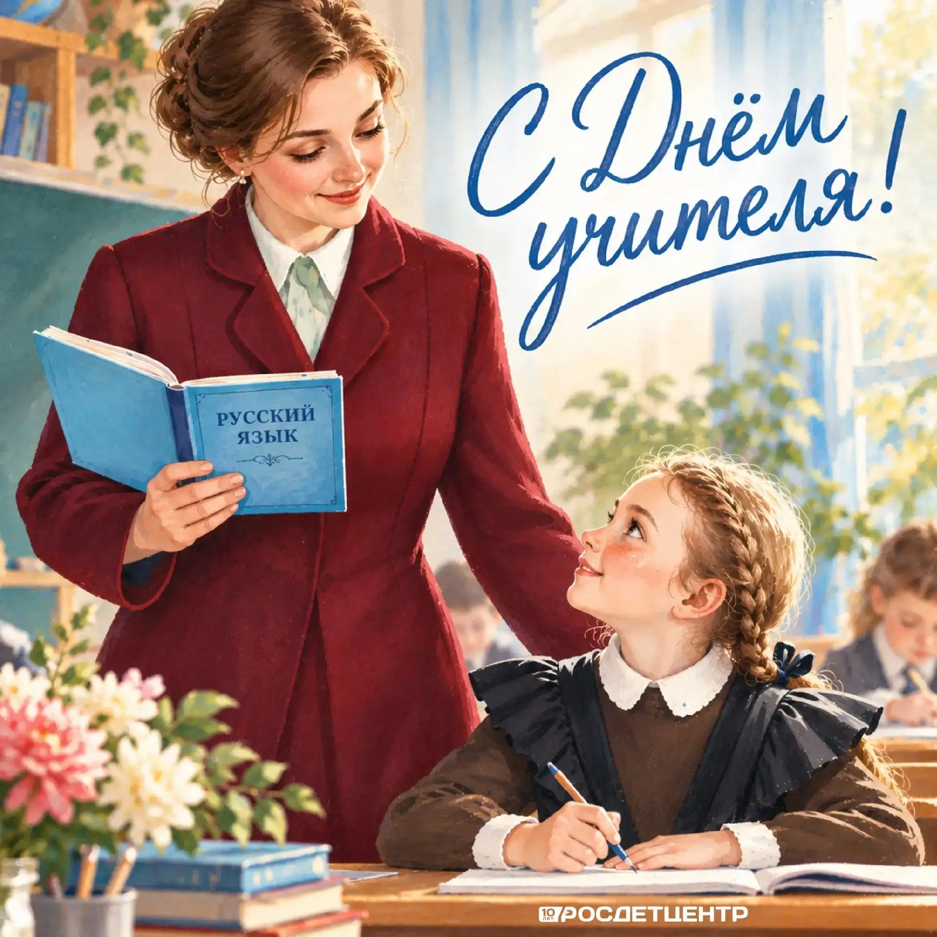 📚 Открытки для тех, кто ведёт к знаниям и мечте