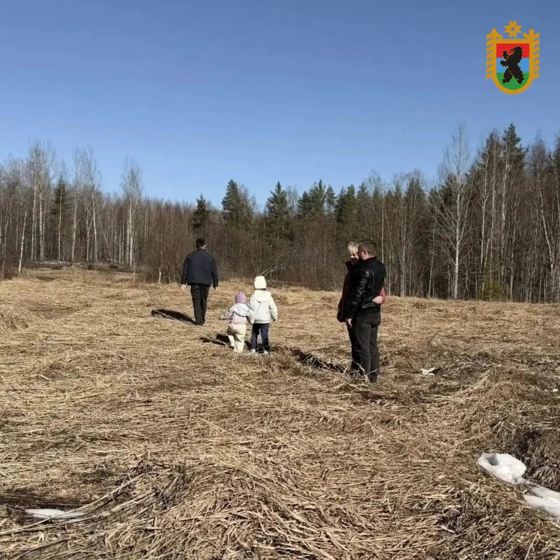 🏡Участок в Прионежском районе оформила многодетная семья Дениса Смолянинова.