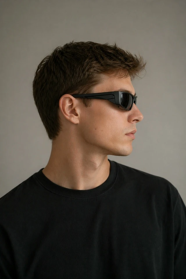 Солнцезащитные очки BRENDA мод. KM-Y261 C1 mblack-black