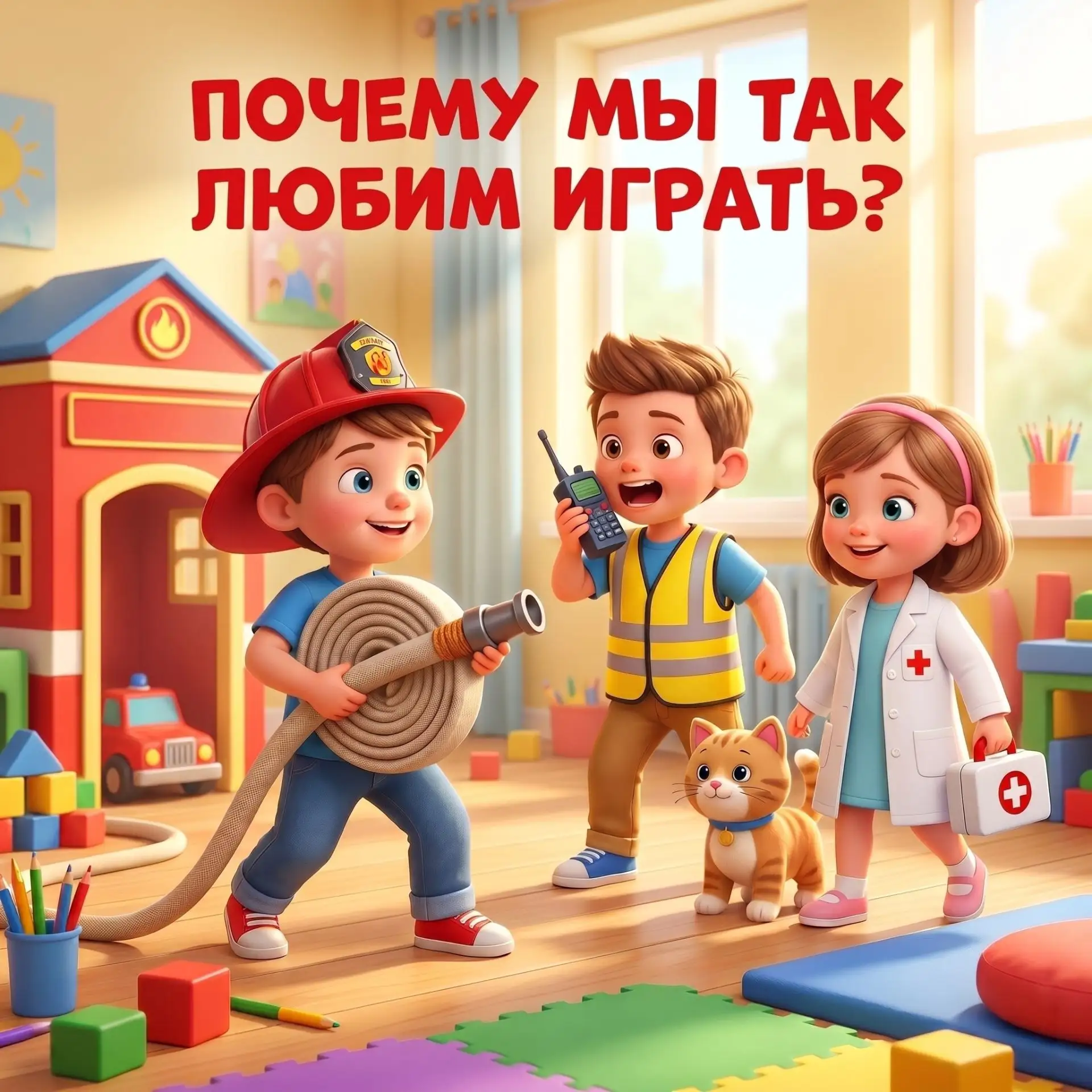 Сюжетно-ролевая игра в детском саду или почему дети любят играть?