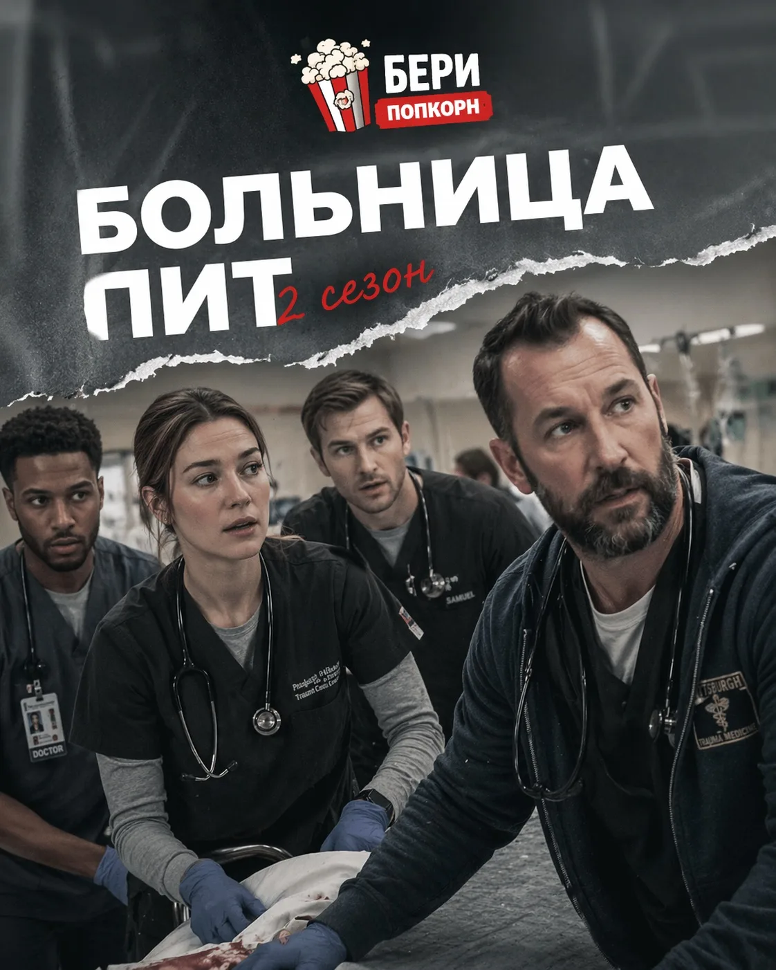 🍿Только что досмотрела 2 сезон **«Больница Пит»** — и это тот редкий случай, когда вто...