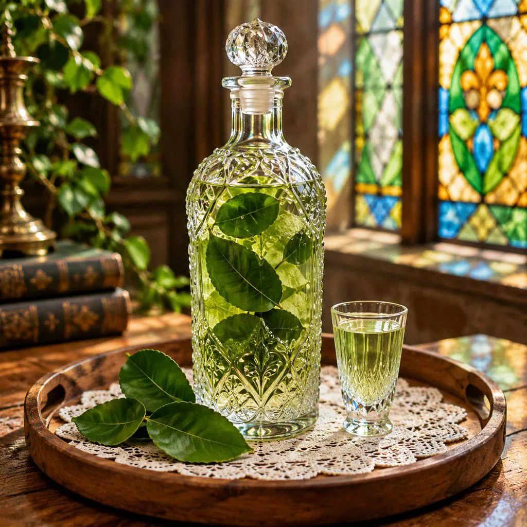 Водка на листьях лайма 🍋🌿🌿