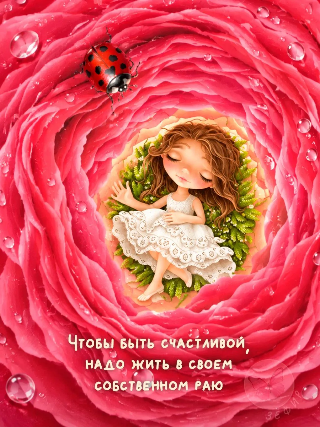 Девочки мои, чтобы быть счастливой, надо жить в своем собственном раю...