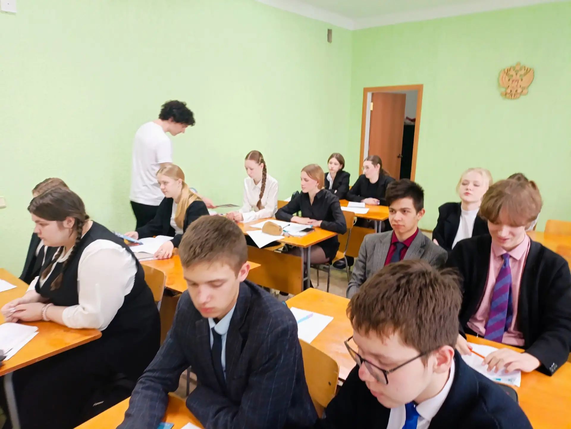 16 апреля 2026г., прошла встреча обучающихся 9--х классов МОБУ Гимназия №14 г. Белорецк с представит