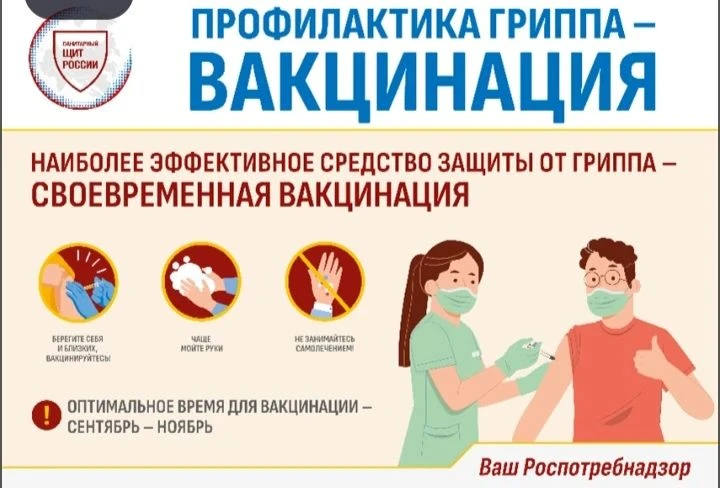 Вакцинация от гриппа — это ключевой элемент системы общественного здравоохранения, важн...