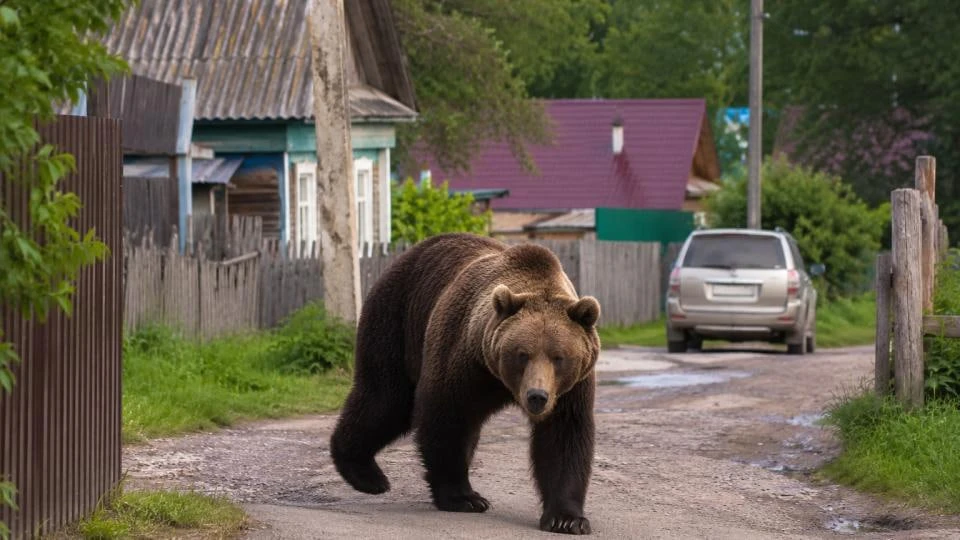 ❗️В Емельяново полиция ликвидировала медведя, который вышел к людям