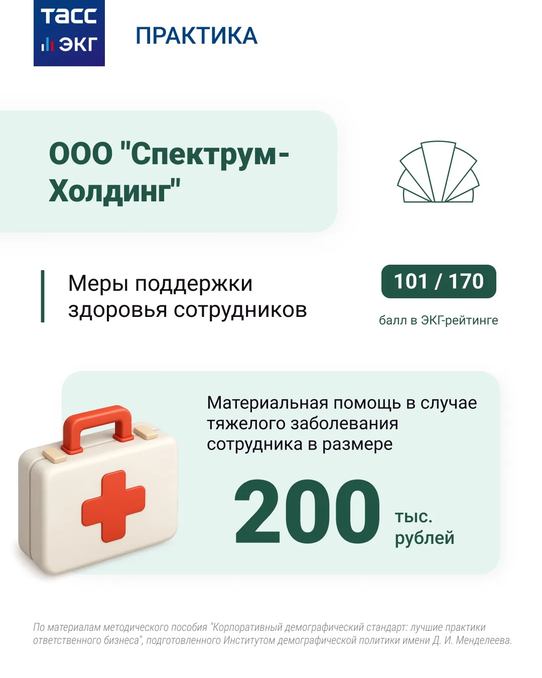 #ТАСС_ЭКГ_Практика   
  
"ТАСС.Экономика" знакомит с практиками социально ответственных компаний. 

