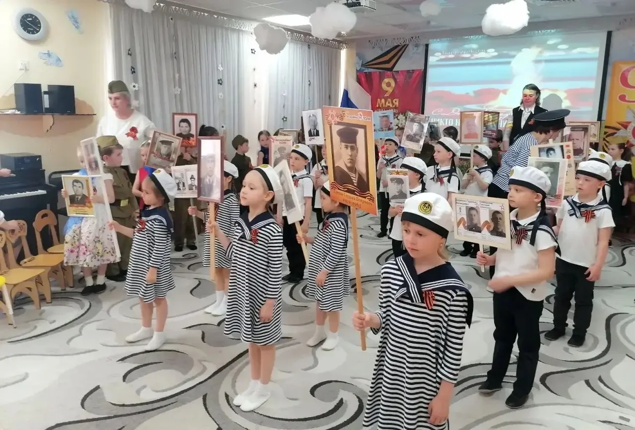 🐻 Дошкольное отделение «Чебурашка»  В преддверии Дня Победы в дошкольном отделении прошла целая сери
