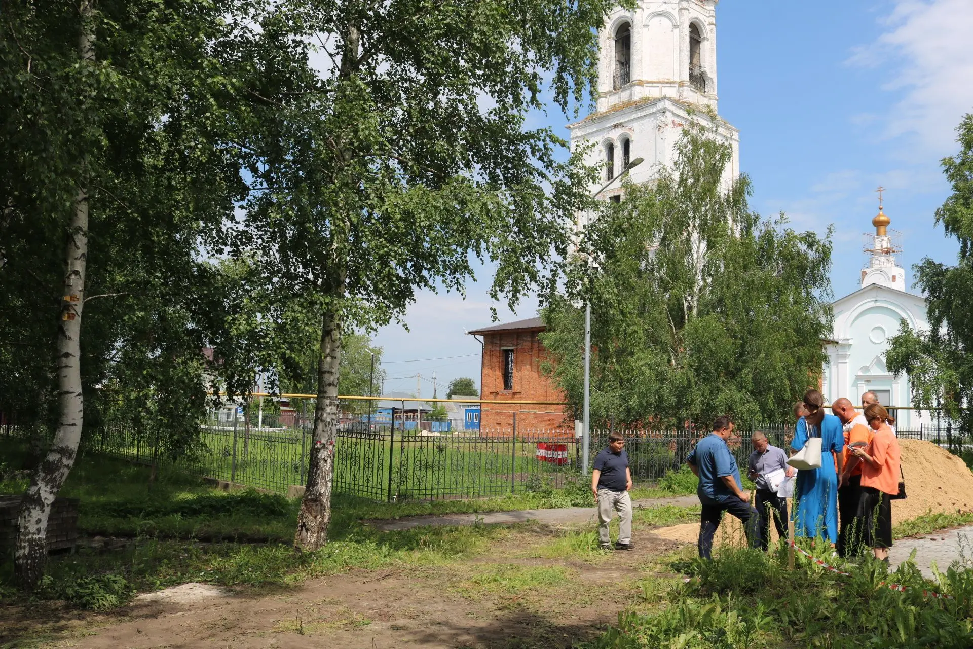 В селе Порецкое идет реализация проекта «Наследие Порецкого: развитие исторического цен...