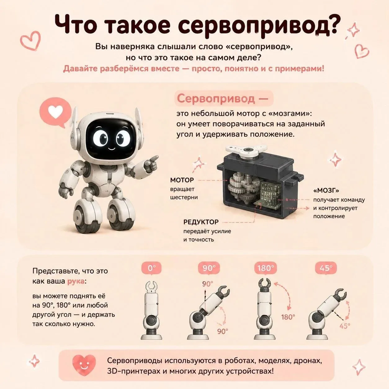 Что такое сервопривод? Разбираемся без сложных терминов!

Вы наверняка слышали слово «сервопривод», 