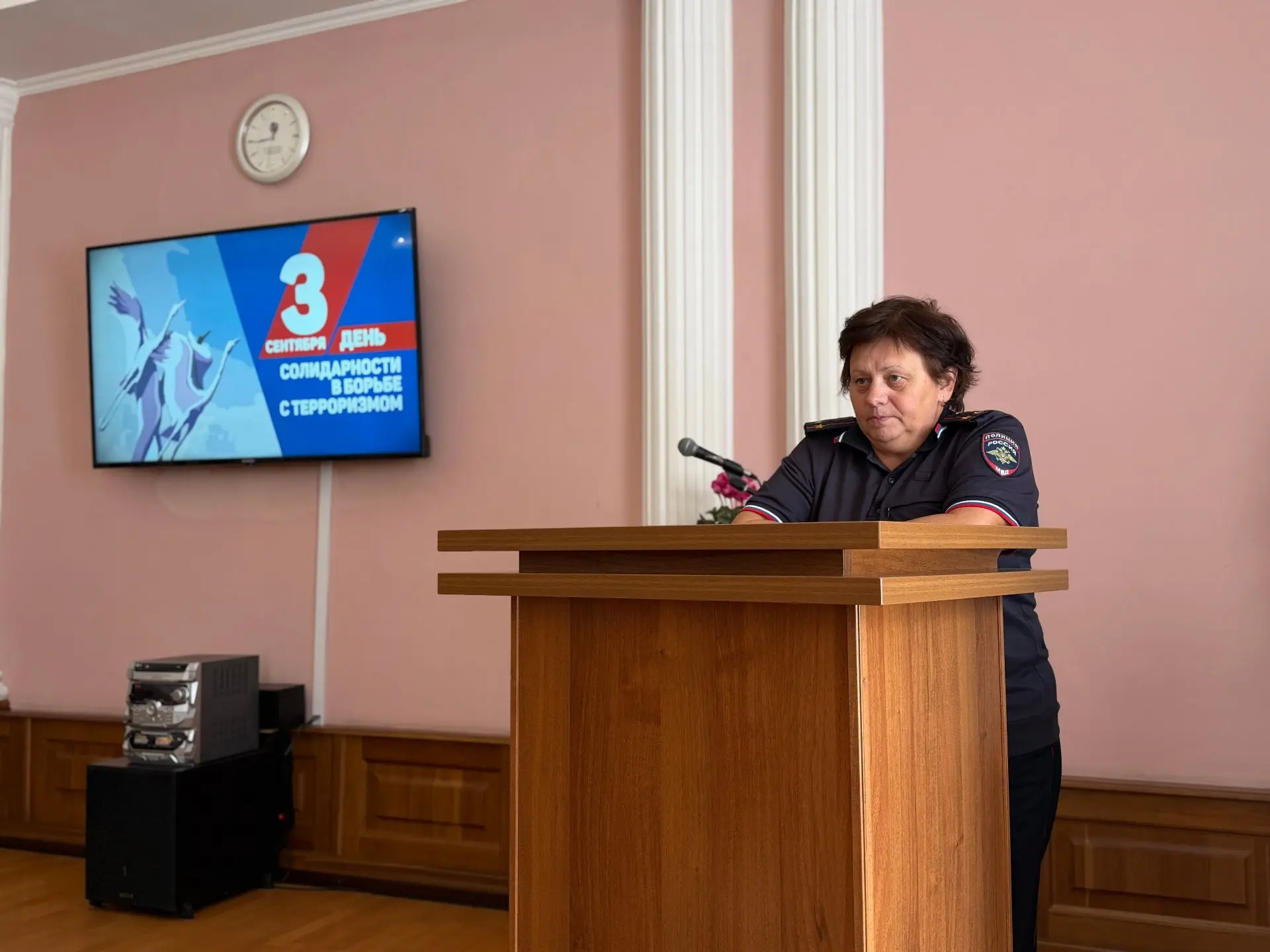 👮‍♂️🎓Полицейские рассказали первокурсникам о методах вербовки террористов
