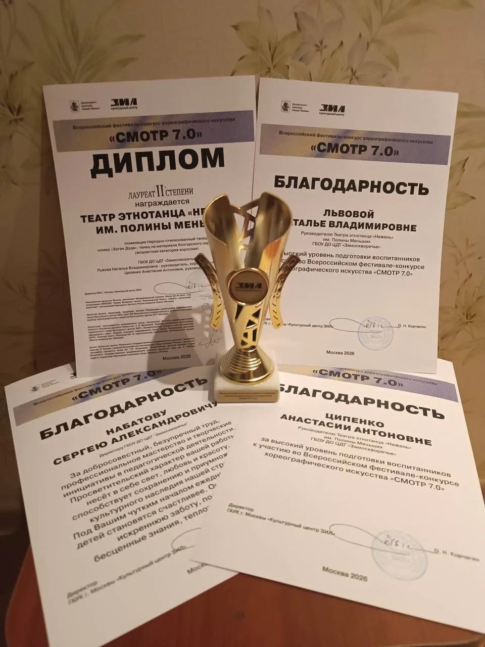 👏Отличные новости от хореографического коллектива «Нежень»!