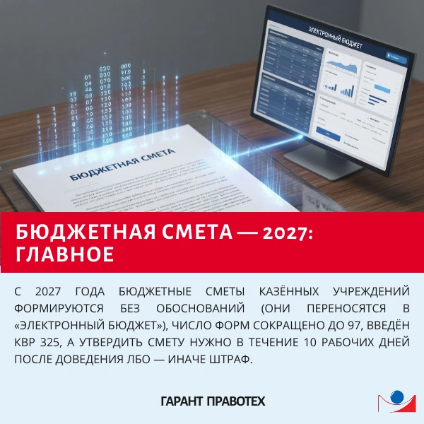 📋 Бюджетная смета — 2027: главное