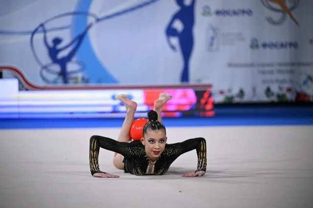 Наша гимнастка — в сборной! 🤸‍♀️💫  Анастасия А., ученица 7 «М» класса, вошла в состав Сборной команд