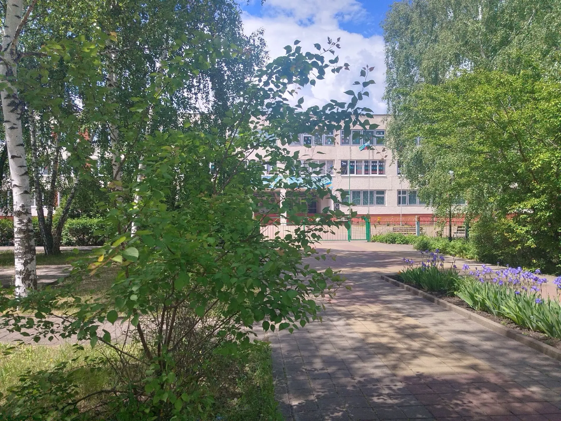 А школа хороша в любое время года