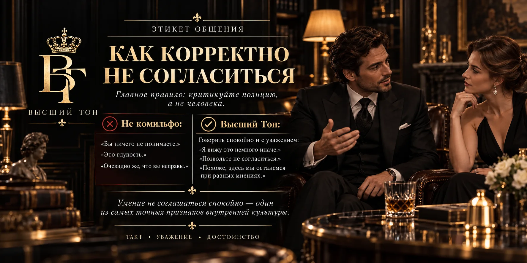 🙅‍♂️ КАК КОРРЕКТНО НЕ СОГЛАСИТЬСЯ