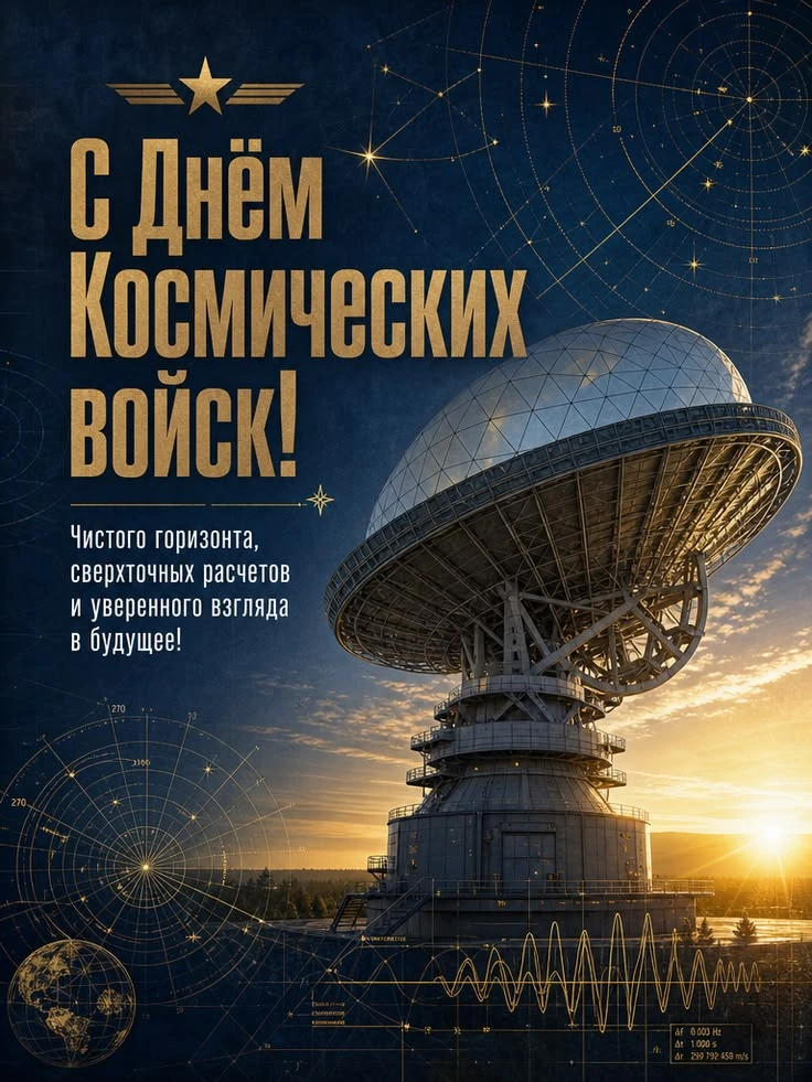 Сегодня особенный день — День космических войск! 🚀✨