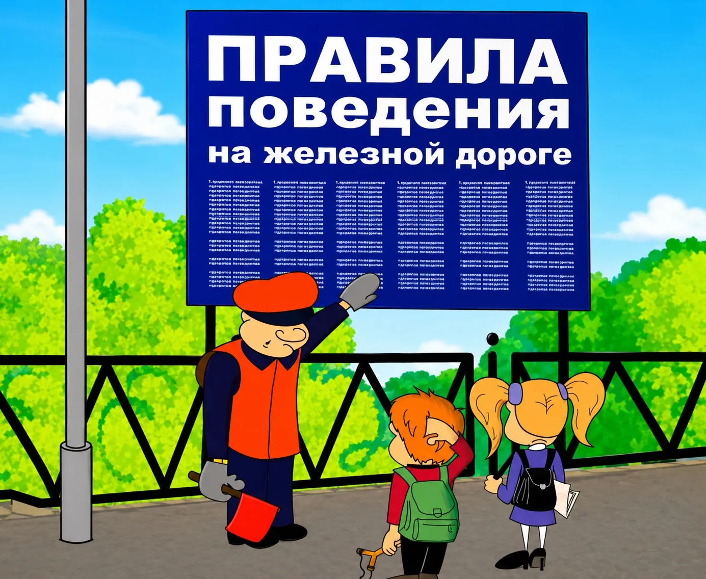 🚆⚠️ Железная дорога — зона повышенной опасности! Напоминаем важные правила безопасности