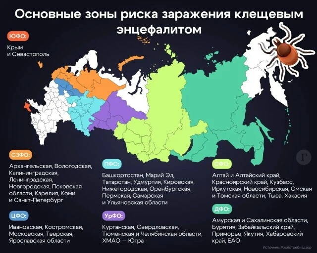 Живете в зоне риска?  Роспотребнадзор опубликовал список из 67 регионов с наивысшим риском заражения