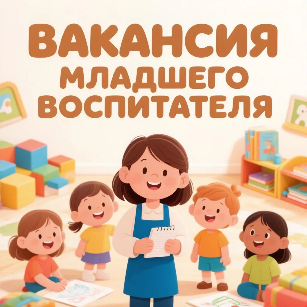 ❤️ ПОМОЩНИК ВОСПИТАТЕЛЯ, мы ждем Вас в наш дружный коллектив МДОУ №84 «Тополёк» .