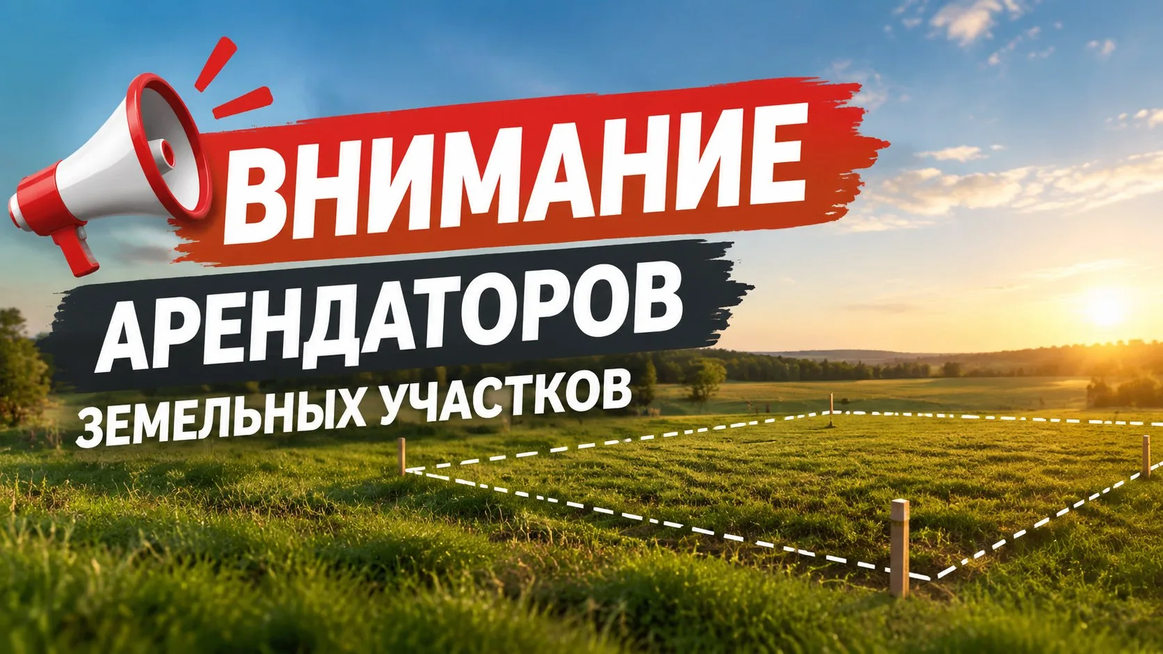 Вниманию арендаторов земельных участков!