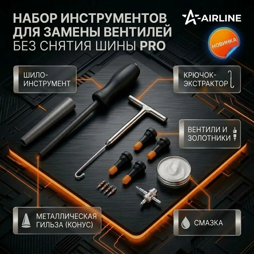 🔧 Замена вентиля за 5 минут БЕЗ шиномонтажа!
