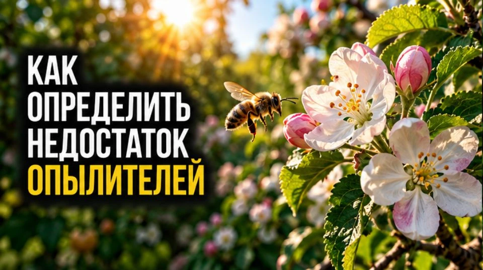 Как определить недостаток опылителей